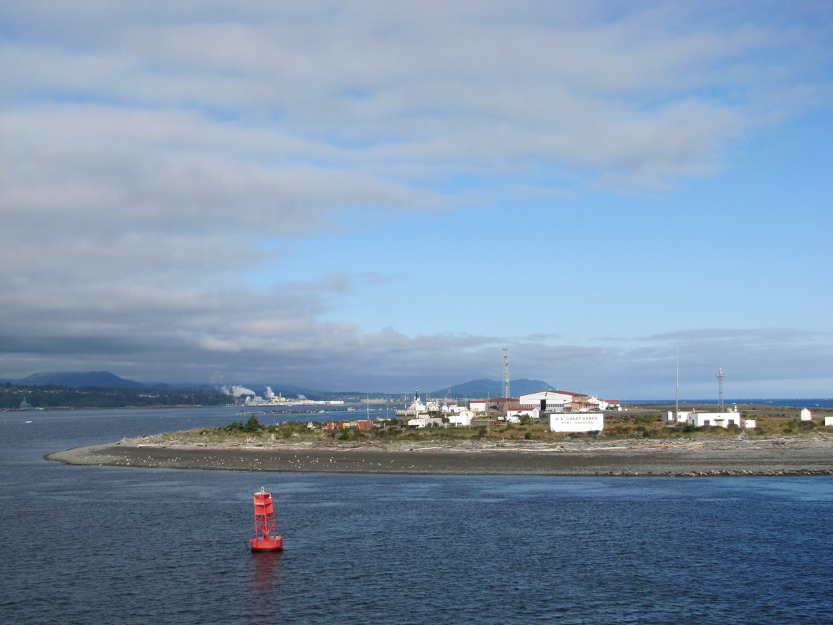The Coast Guard Station in Port Angeles