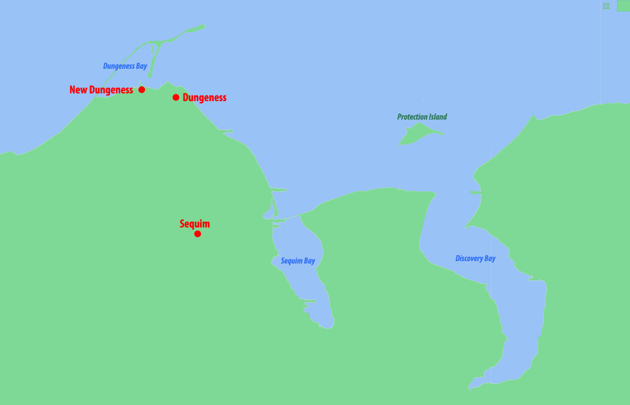 Sequim Dungeness Map Sequim Dungeness Map